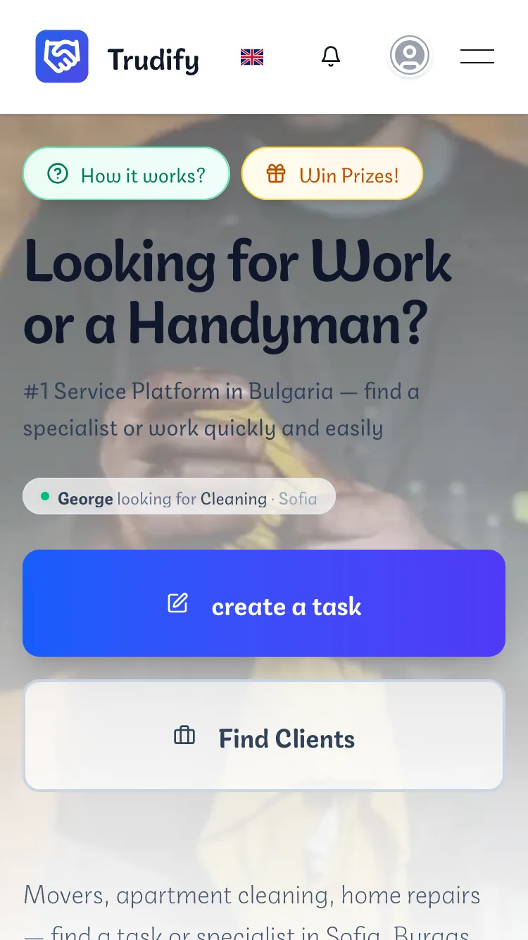 Trudify marketplace screenshot
